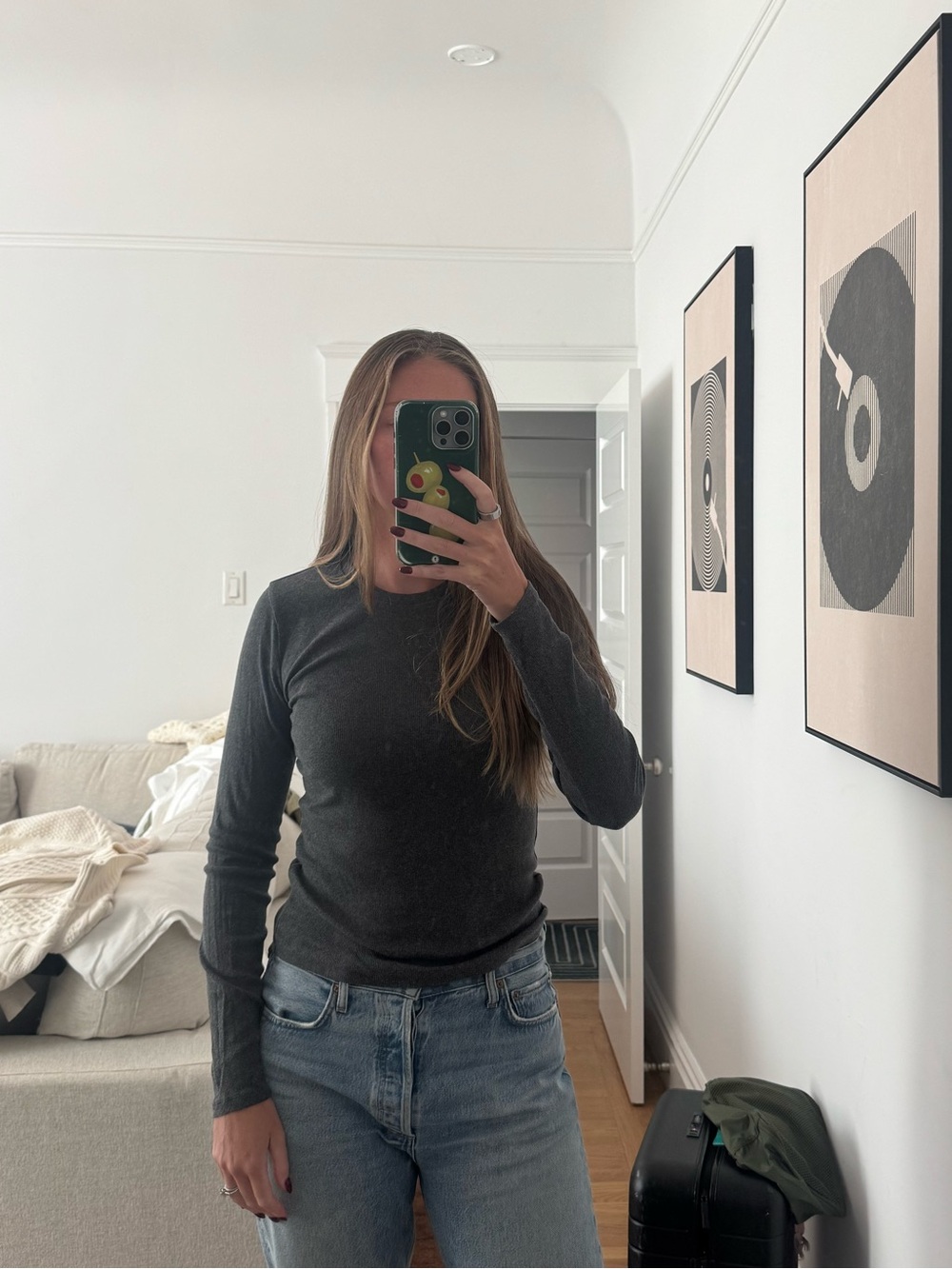 Aritzia TNA homestretch ribbed tshirt